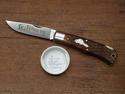 GEC #721112L Lockback Hunter Jigged Cherry Wood nos.jpg
