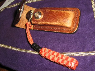 Paracord Ferro rod knife lanyard EDC.JPG