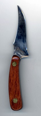 This is one of the first one's I did. Re-handled in Babinga wood.