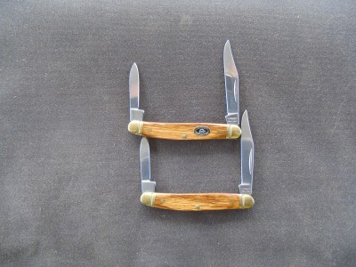 SCHRADE 14PATTERN OAK HANDLES.