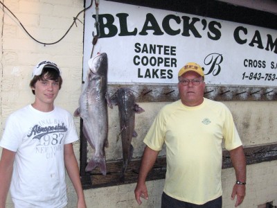 Craig & Austin with two  11lb'er's.JPG