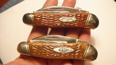 Two classic 6355 knives