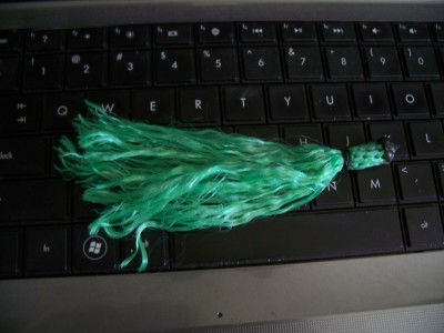 one of the lures, haven't tried the green yet. white and orange work for sure though.