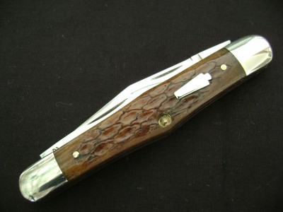 S&M 043 176 Series X~2000 Swell Center Whittler - Woodland Root Beer Jigged Bone - Mark Closed.JPG