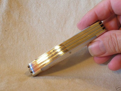 Pre - 1982 Frank Buster Cutlery CO. Tang Stamped Pearl five blade Stockman Fight'n Rooster - 5.jpg