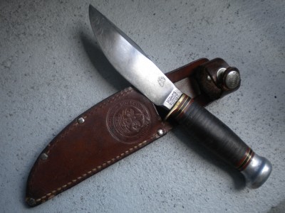 Marbles Boy Scout Woodcraft Leather Strap Knife 030.JPG