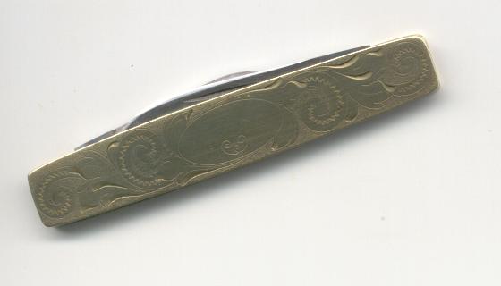 This is of the knife after I polished it - it is beautiful.
