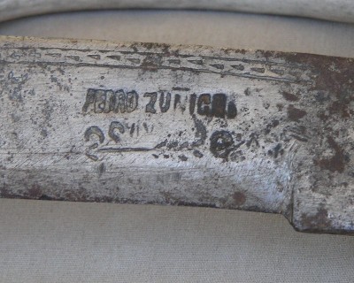 Looks Like it says Pedro Zunica or Zunico