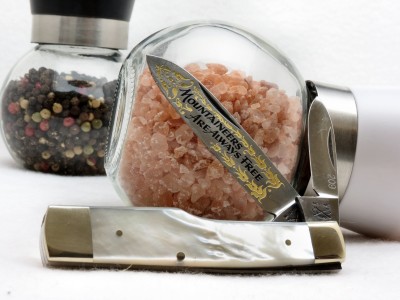 Battle Axe gunstock with salt &amp; pepper grinders