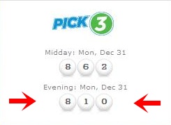 Monday Dec 31 Pick 3.JPG