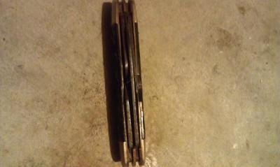 Top view of knife.