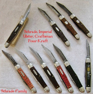 Schrade, Craftsman, Ulster, Imperial, Powr Kraft.JPG