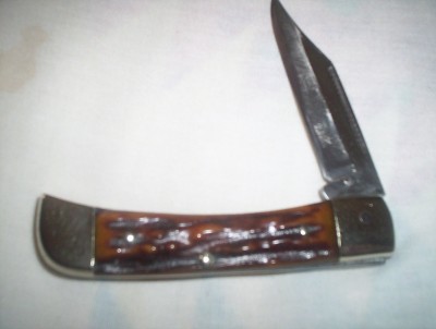 Old german eyeball...with the 3 eyes on blade..Stag