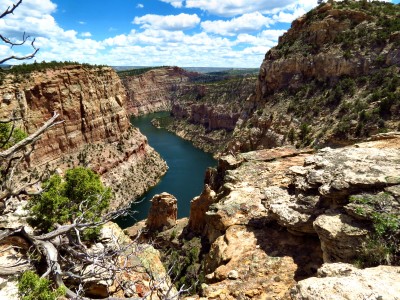 Looking east up the canyon.  The tall knob on the right is where the next pic is taken from.