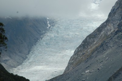 Fox Glacier New Zealand. Eight miles long.