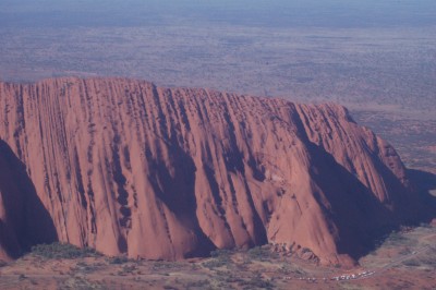 Aryes Rock. The bigest rock in the world. 2/3 of it; is under the ground.