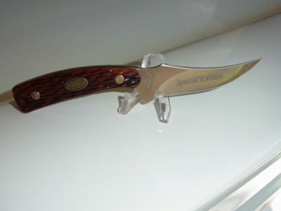 Schrade Sharpfinger Bone Handle made in 2003. Special Order.