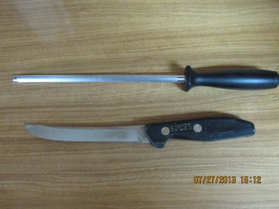 Steel and Chicago Cutlery Knife.JPG