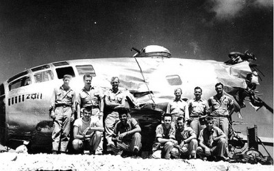 My Dad is first one on the left standing.
