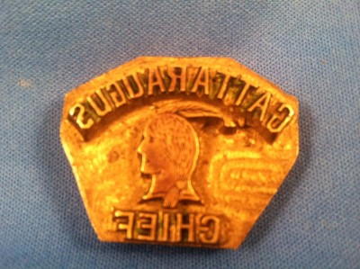 about 2 inches across, heavy brass