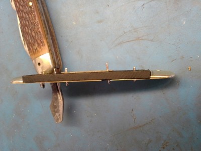 Side view of rough fit.