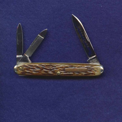 A little PERMA-LUBE whittler with a bronze bar shield.