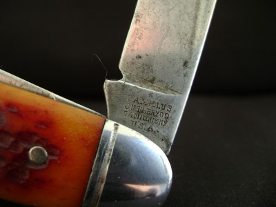 Camillus WWII Army Air Corps Utility Knife - Tang Stamp.JPG