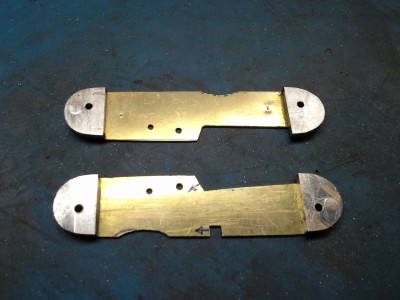 Bolsters attached and roughed in.