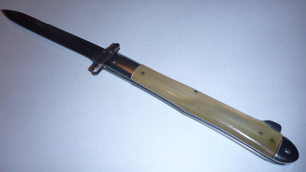 Amcutco dirk w/ blond horn scales.