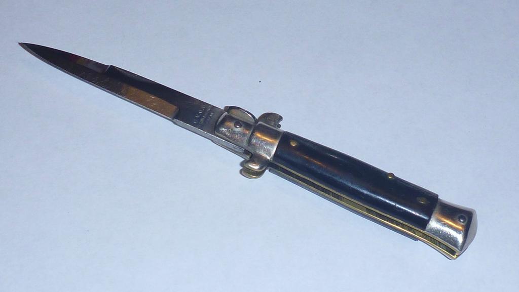 OMOR picklock w/ dark horn scales.