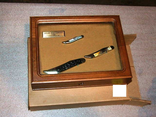 Here is a picture of the knives.
<br />I bought them at an auction quite some time ago.
