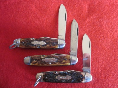 3 Camillus w/ USA shield