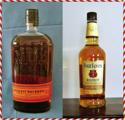 Bulleit & Four Roses Bourbon - Yellow Label Framed.JPG