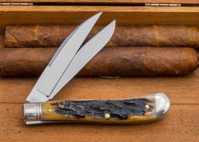 GEC 48 Northfield Un-X-LD Improved Trapper Burnt Stag - Pile.jpg