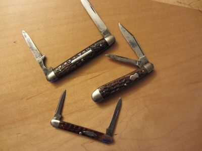 Valley Forge top Remington middle Case bottom.JPG
