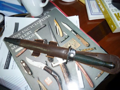 Sykes-Fairbairn Dagger and original sheath.