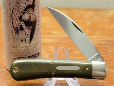 Olive Drab Linen Micarta