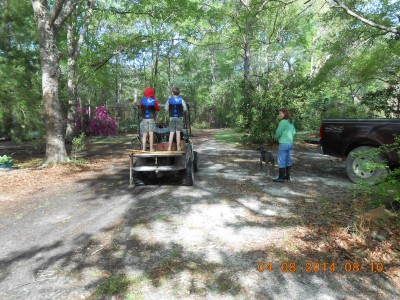 Headin' for the pond
