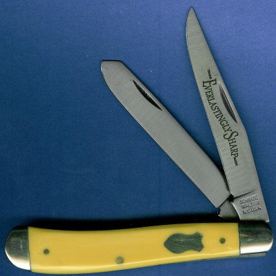 Schrade Walden Trapper Yellow Delrin 2 001.jpg