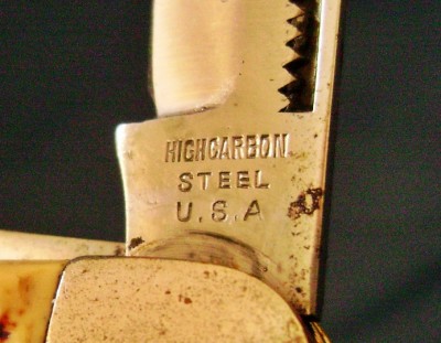 High Carbon Steel STA-SHARP Wood Carver 9511 - Tang Stamp.JPG