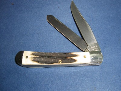 Smith & Wesson Trapper Stag Handle Knife By R. Paolantonio (2).JPG