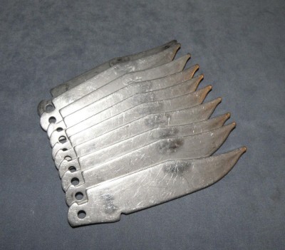 pictures of Schrade blade blanks
