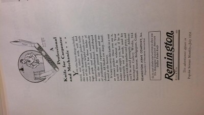 1931 Remington advertisement