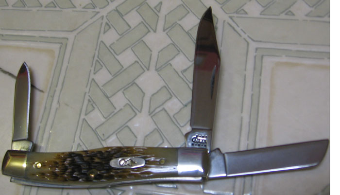Case Stockman.  CV blades.  Excellent, near mint.  $40