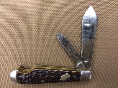 Notice the WALDEN etch on the blade and the oddly placed shield