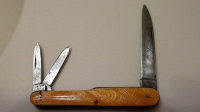 Rather &amp; Co. gunstock whittler, mark side