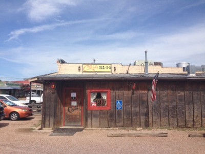 Front door, Clark's Oupost