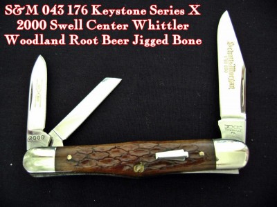 S&M 043 176 Series X~2000 Swell Center Whittler - Woodland Root Beer Jigged Bone - Mark Open.JPG