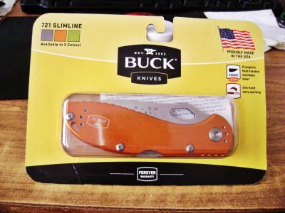 Buck Slimline 721 Walmart Orange #2.JPG