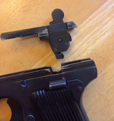 hammer assembly pulls right out